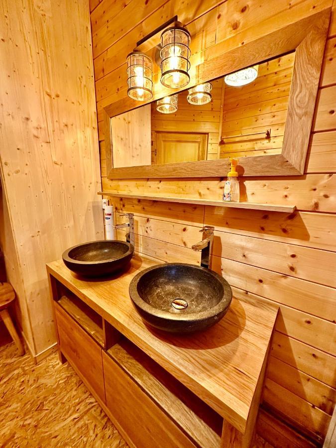 Вилла Refuge Des Cimes Saint-Laurent-en-Grandvaux Экстерьер фото